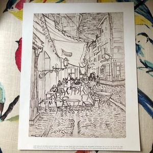 Vincent Van Gogh, Cafe Terrace Print